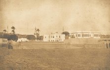 Vue de Syout - Palais du Pacha, 1850. Creator: Maxime du Camp.
