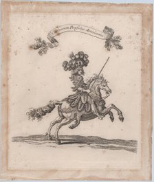 Castrorum Praefectus Americanus, from 'Courses de Testes et de Bagues Faittes par Roy..., 1662-70. Creator: Israel Silvestre.