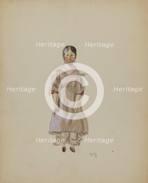 Doll, c. 1936. Creator: Raoul Du Bois.