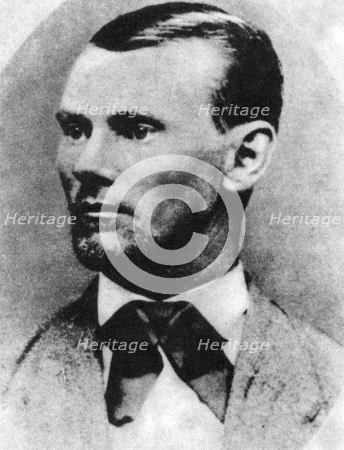 Jesse James, American outlaw, c1869-1882 (1954). Artist: Unknown