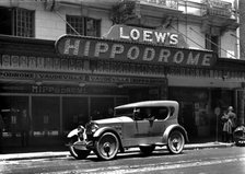 1920 Jackson outside Loew's Hippodrome theatre. Creator: Unknown.