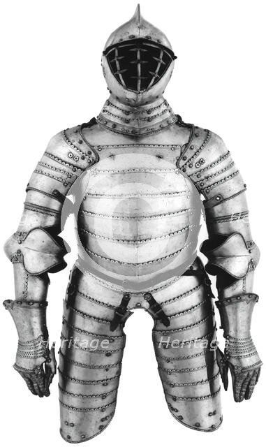 Three-Quarter Field Armor of Anime Construction, Innsbruck, c. 1560. Creator: Micheal Witz.