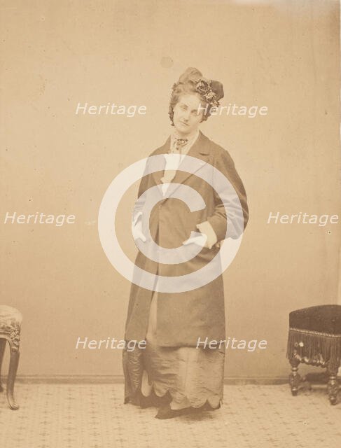 Le pardessus dècoré, 1860s. Creator: Pierre-Louis Pierson.