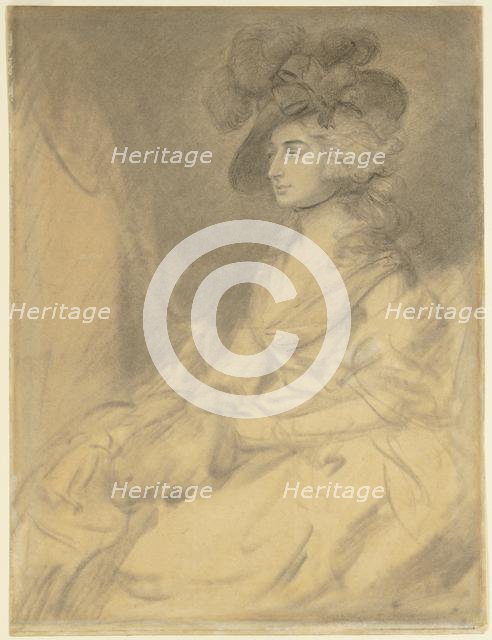 Mrs. Sarah Siddons, 1785. Creator: Thomas Gainsborough (British, 1727-1788).