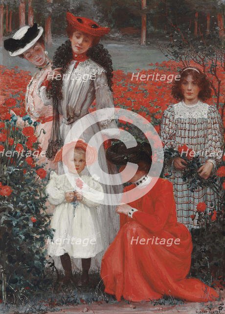 A Family Group, c1898. Creator: Herter, Albert (1871-1950).