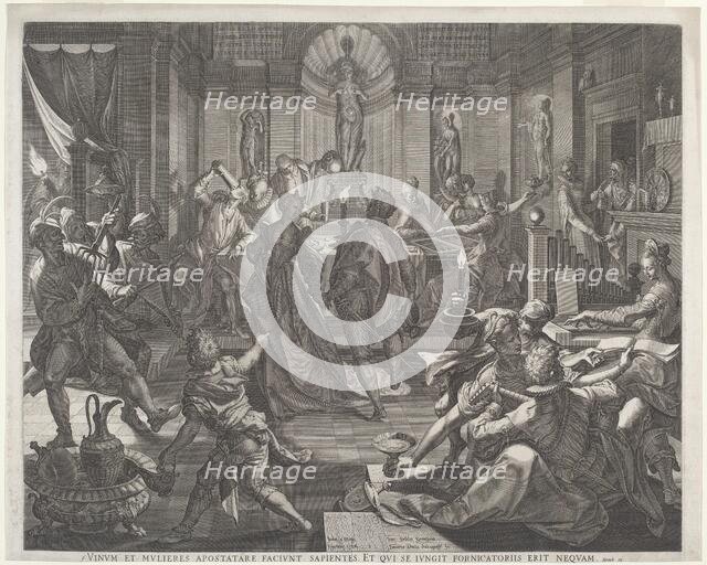 A Pleasure House, 1588. Creator: Johann Sadeler I.