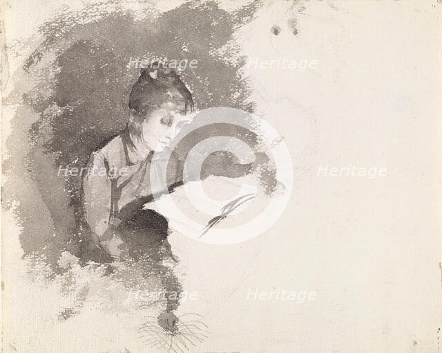 Woman Reading. Creator: Maria Wiik.
