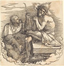 The Man of Sorrows Mocked by a Soldier, probably 1511. Creator: Albrecht Durer.