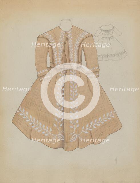 Boy's Dress, c. 1936. Creator: Esther Hansen.