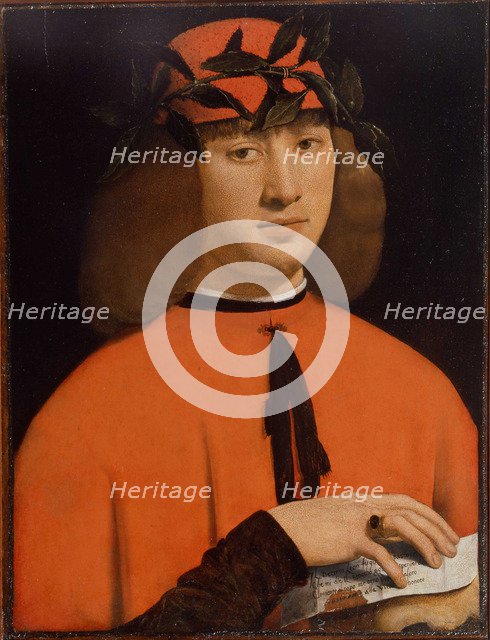 Portrait of the poet Girolamo Casio (1464-1533), c. 1490-1499.