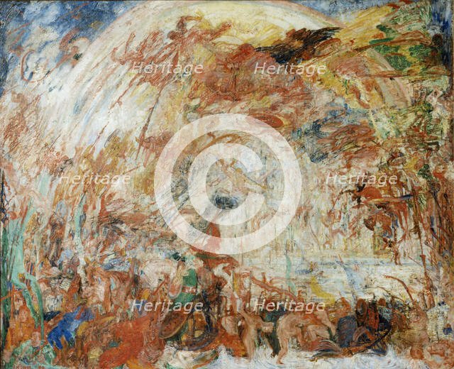 The Fall of the Rebel Angels, 1889. Creator: Ensor, James (1860-1949).
