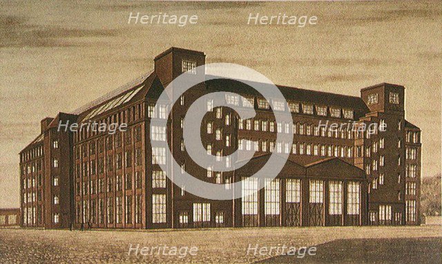 AEG High Tension Factory, Berlin. Artist: Behrens, Peter (1868-1940)