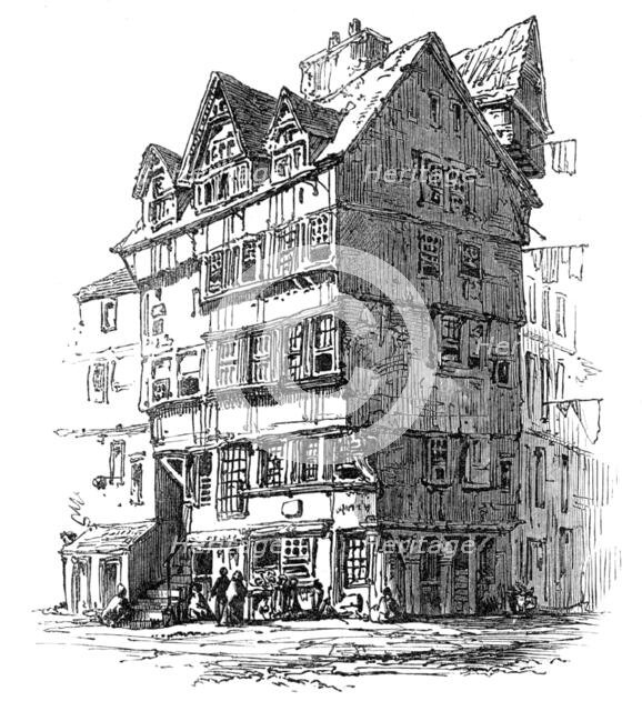 Edinburgh: old houses in High-street, 1864. Creator: Unknown.