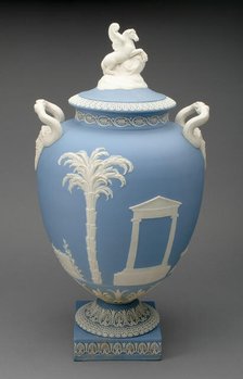 Vase, Burslem, c. 1860. Creator: Wedgwood.