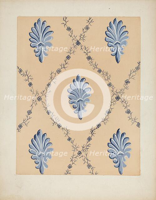 Wall Paper, c. 1937. Creator: John Garay.