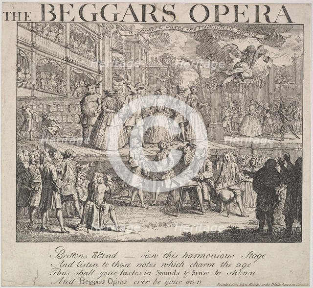 The Beggars Opera, 1728. Creator: Unknown.