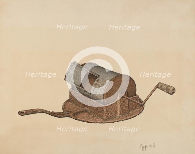 Coffee Roaster, c. 1939. Creator: Claude Marshall.