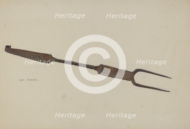 Pa. German Fork, c. 1938. Creator: Roy Weber.