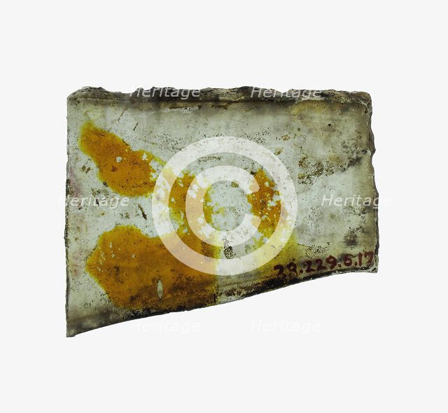 Glass Fragment, German (?), 17th century. Creator: Unknown.