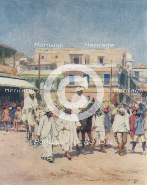 'Native Chiefs in Delhi', 1905. Artist: Mortimer Luddington Menpes.