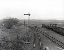 Railway lines at Rannoch Moor, Scotland, c1955. Creator: Arthur Charles Kirby Ware.