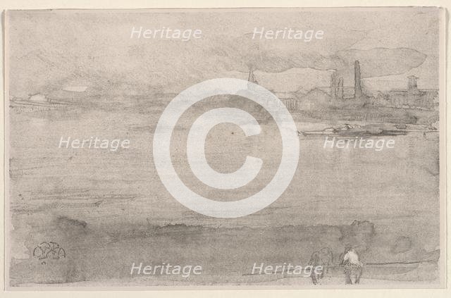 Early Morning: The Thames at Battersea, London, 1878. Creator: James McNeill Whistler (American, 1834-1903).