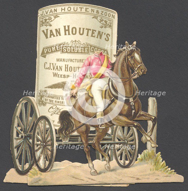 Van Houten's Cocoa, 1890s. Artist: Unknown