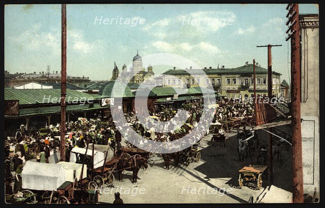 Irkutsk: Flea Market, 1904-1914. Creator: Unknown.