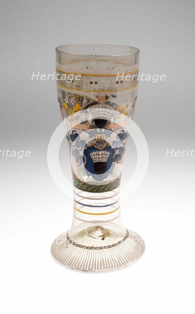 Beaker (Humpen), Saxony, 1693. Creator: Unknown.