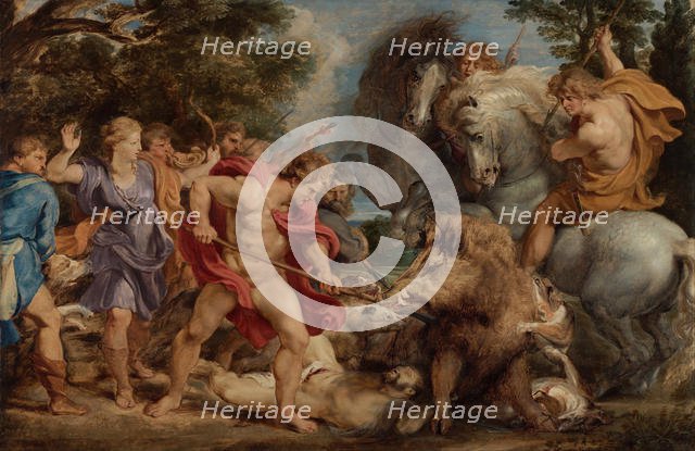 The Calydonian Boar Hunt, c. 1612. Artist: Rubens, Pieter Paul (1577-1640)
