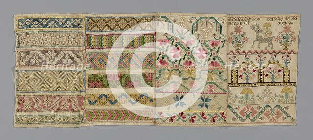 Sampler, México, 1825/75. Creator: Unknown.
