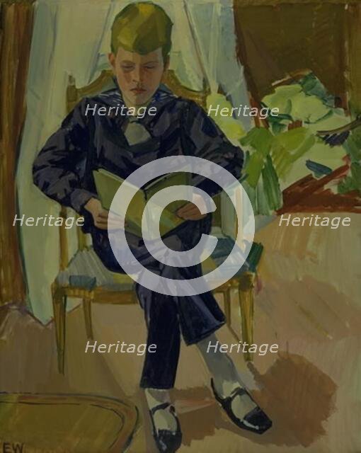 Portrait of Bent von Müllen as a Boy, 1894-1943. Creator: Edvard Weie.