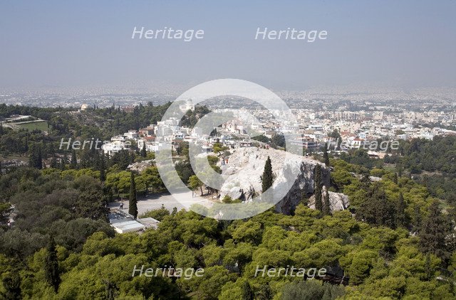 The Areopagus (Mars Hill), Athens, Greece. Artist: Samuel Magal