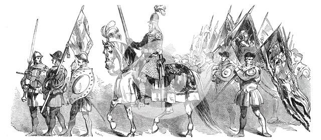 Lord Mayor's Show - the Man in Brass, 1844. Creator: Stephen Sly.