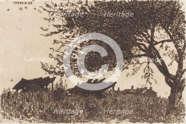 Landscape, 1883. Creator: Thomas Entriken Hibben.