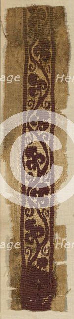 Fragment (Border), Egypt, Greco-Roman period (30 B.C.-641 A.D.), 4th/5th century. Creator: Unknown.