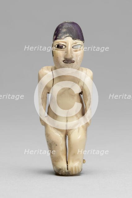 Figurine with Inlay, 180 B.C./A.D. 500. Creator: Unknown.