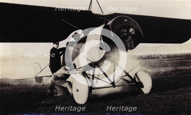 Thulin D aeroplane, Landskrona, Sweden, 1916. Artist: Unknown