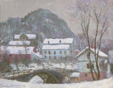 Sandviken, Norway, snow effect, 1895. Creator: Monet, Claude (1840-1926).