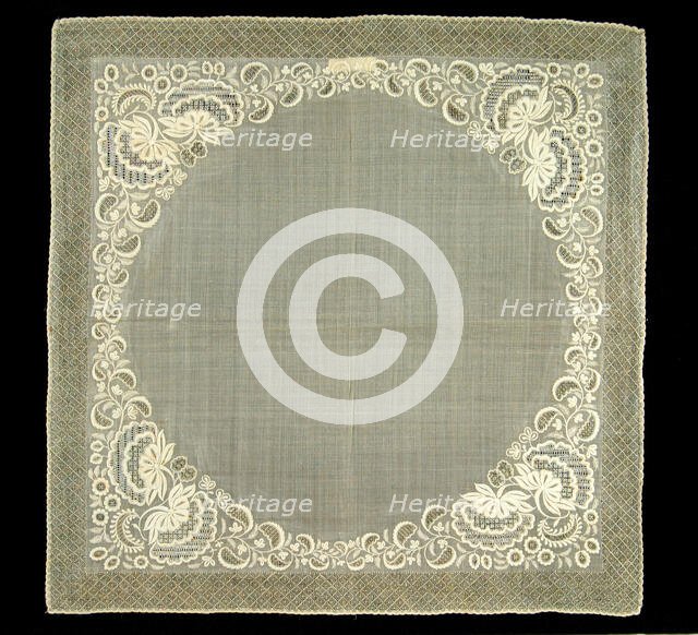 Handkerchief, probably Philippine, third quarter 19th century. Creator: Unknown.