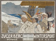 Zugerberg Wintersport, 1907. Creator: Mangold; Burkhard (1873-1950).