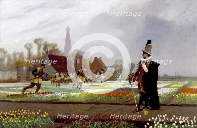 The Tulip Folly, 1882. Creator: Jean-Leon Gerome.