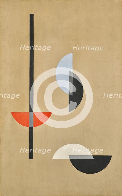 Segments, 1921. Creator: Moholy-Nagy, Laszlo (1895-1946).