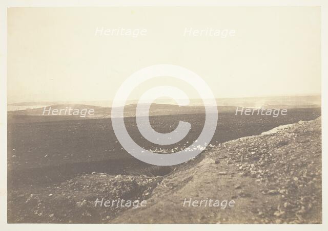 The Mamelon and Malakoff, from the Mortar Battery, 1855. Creator: Roger Fenton.