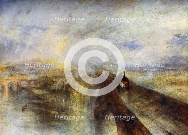 'Rain, Steam and Speed - the Great Western Railway', c1844, (1912).Artist: JMW Turner