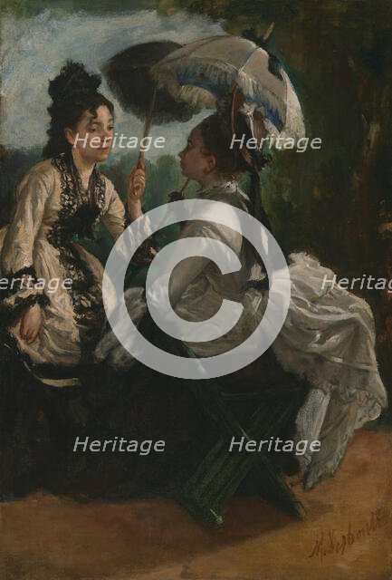 The Conversation, 1875/79. Creator: Marcellin Desboutin.