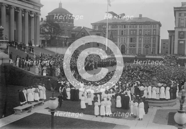 Mercier at Columbia University, 1919. Creator: Bain News Service.