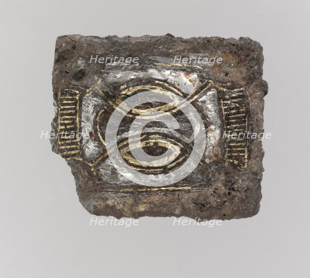 Backplate of a Belt Buckle, Frankish, 6th-7th century. Creator: Unknown.