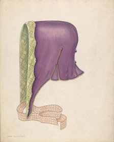 Bonnet, c. 1937. Creator: Sara Garfinkel.