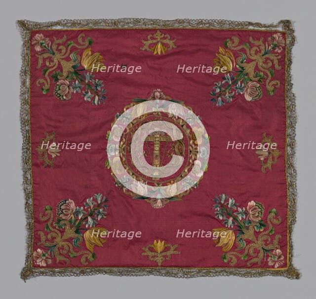 Chalice Cover, Italy, 18th century. Creator: Unknown.